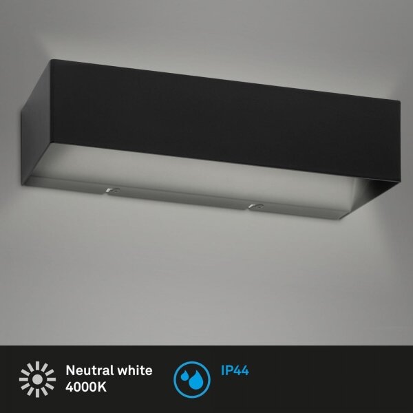 Aplică LED de exterior Briloner 2204-015 LED/8W/230V IP44 negru