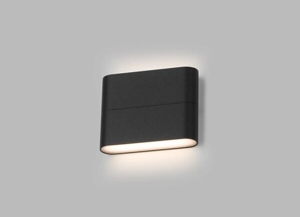 Plafonieră LED de exterior LED2 FLAT 2xLED/3W/230V antracit IP54