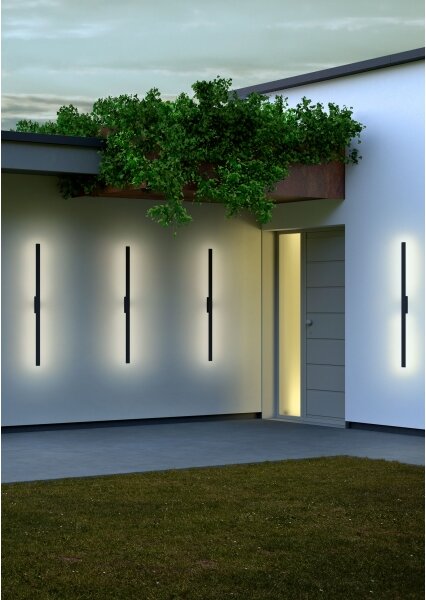 Aplică LED de exterior Redo 90625 REFLEXA LED/24W/230V 3000K IP54 negru