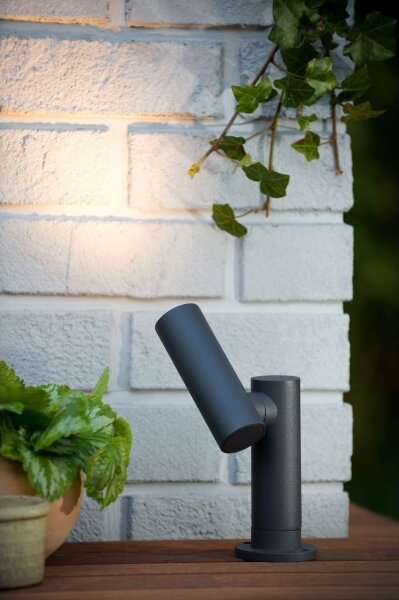 Lampă LED de exterior Lucide 27893/05/29 TATUM LED/5W/230V IP65 14 cm antracit