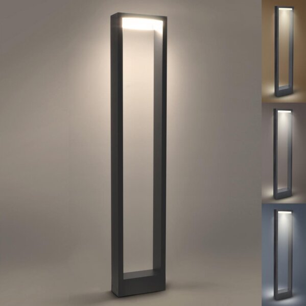 Lampă LED de exterior Brilagi RAGUSA LED/7W/230V 3000/4000/6000K antracit IP54 80 cm