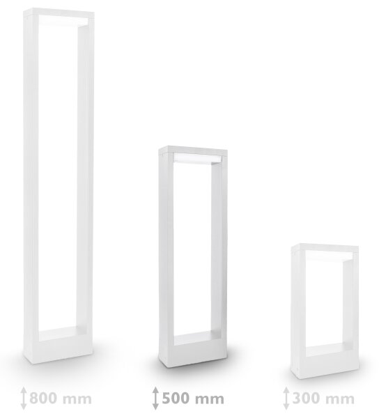 Lampă LED de exterior Brilagi RAGUSA LED/7W/230V 3000/4000/6000K alb IP54 50 cm