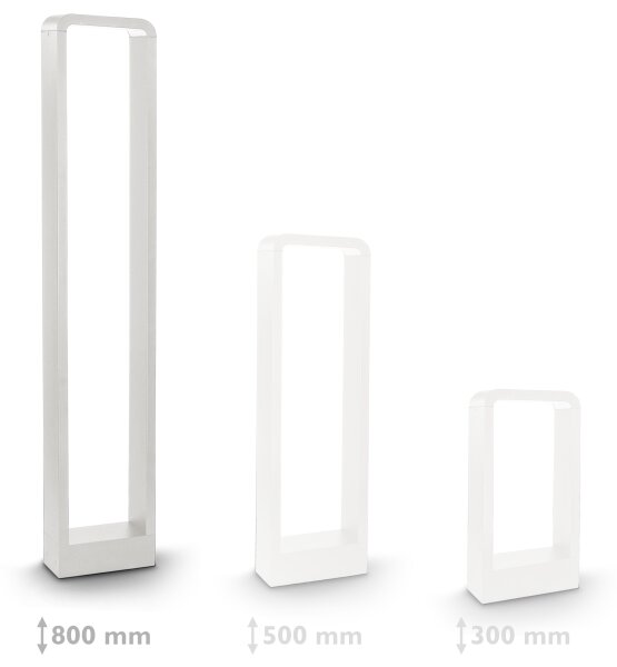 Lampă LED de exterior Brilagi BARI LED/7W/230V 3000/4000/6000K alb IP54 80 cm