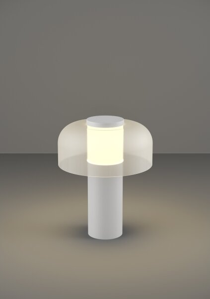 Lampă LED dimabilă de exterior Eglo 900982 PONENTE 2,25W/5V 2600mAh IP44 alb