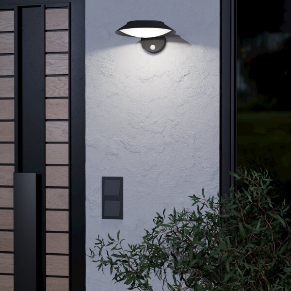 Eglo 901079 - Aplică solară de perete cu senzor CERRISI LED/7W/3,7V IP44