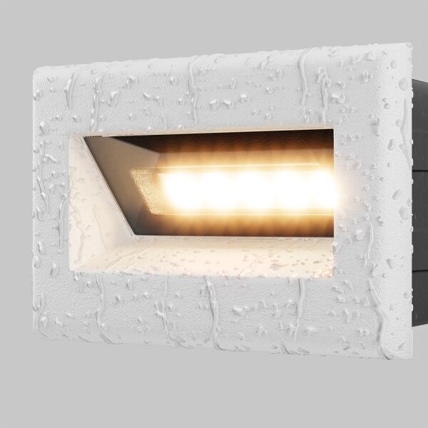 Corp de iluminat LED încastrat de exterior Maytoni O045SL-L3W3K BOSCA LED/3W/230V IP65 alb