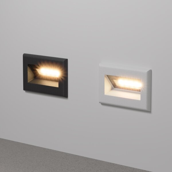 Corp de iluminat LED încastrat de exterior Maytoni O045SL-L3B3K BOSCA LED/3W/230V IP65 negru