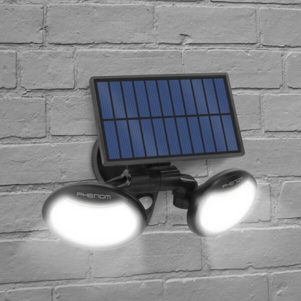 Proiector LED solar cu senzor 2xLED/4W/5V IP65