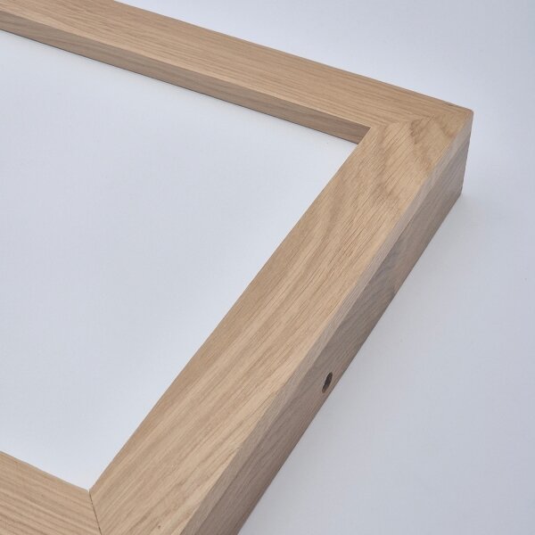Plafonieră LED dimabilă Brilagi WOODY FRAME LED/24W/230V stejar 30x30 cm IP44 + telecomandă
