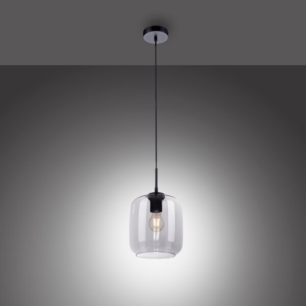 Lustră pe cablu Paul Neuhaus 2002-25 SHITAKE 1xE27/10W/230V d. 20 cm gri