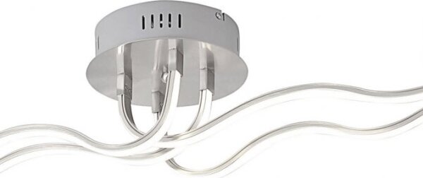 Lustră LED aplicată JUST LIGHT. 15126-55 WAVE LED/29,4W/230V crom