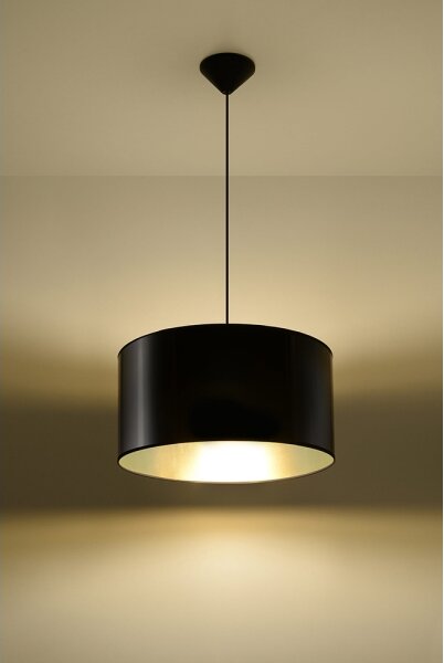 Lustră pe cablu LUXOR 40 1xE27/60W/230V auriu/negru