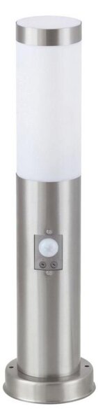 Lampă de exterior cu senzor INOX TORCH 1xE27/25W IP44 Rabalux 8267