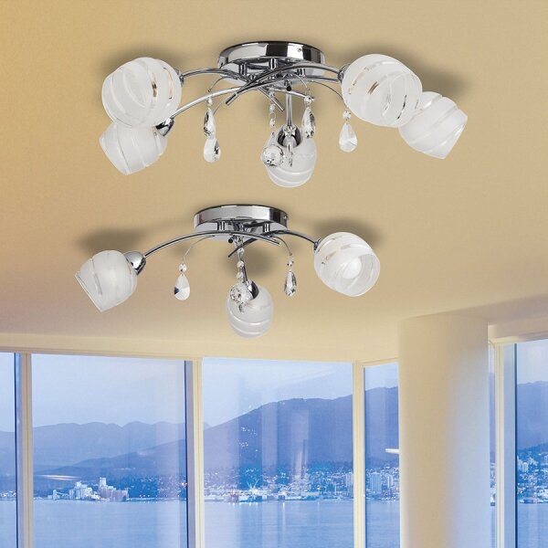 Rabalux 2622 - Plafoniera MELISSA 5xE14/60W/230V