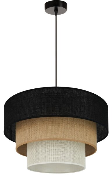 Brilagi - Lustr ASPEN LUNETA 1xE27/15W/230V pr. 45 negru/bej/crem