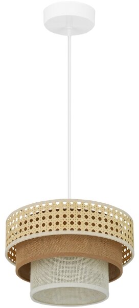 Brilagi - Lustr CEDAR LUNETA 1xE27/15W/230V pr. 25 ratan maro/crem