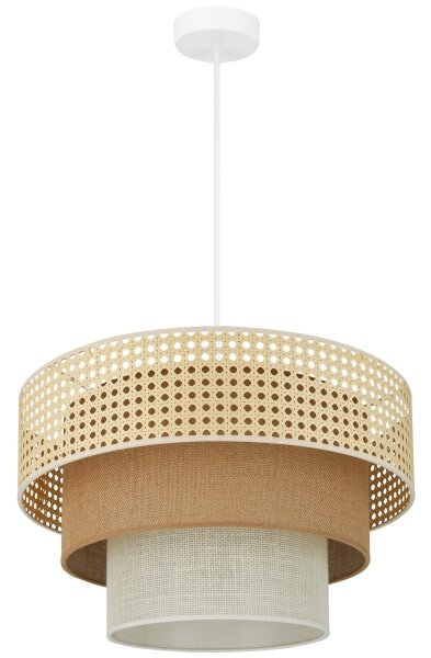 Brilagi - Lustr CEDAR LUNETA 1xE27/15W/230V pr. 45 ratan maro/crem