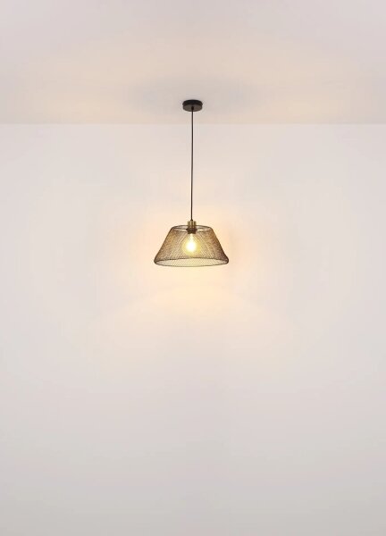Lustră pe cablu Globo 15646H1 BAKU 1xE27/40W/230V d. 36 cm