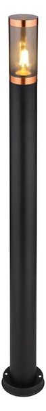 Lampă de exterior Globo 3159BC BOSTON 1xE27/23W/230V IP44 110 cm negru/cupru