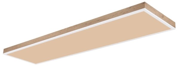 Globo 416080WWD5-CCT- Plafonieră LED DORO dimabilă, 36W, 230V, 2700-6500K (CCT), cu telecomandă, maro