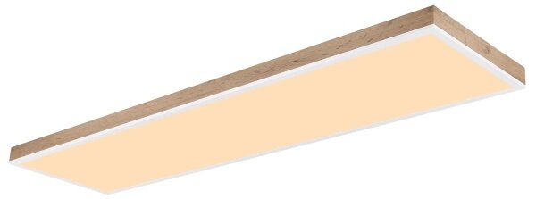 Globo 416080WWD5-CCT- Plafonieră LED DORO dimabilă, 36W, 230V, 2700-6500K (CCT), cu telecomandă, maro