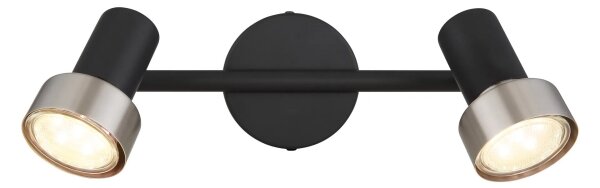 Spot Globo 57917-2N MASON 2xGU10/25W/230V negru/auriu