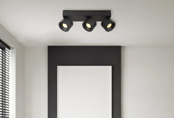 Spot LED Globo 56961-3B RAE 3xLED/6W/230V negru