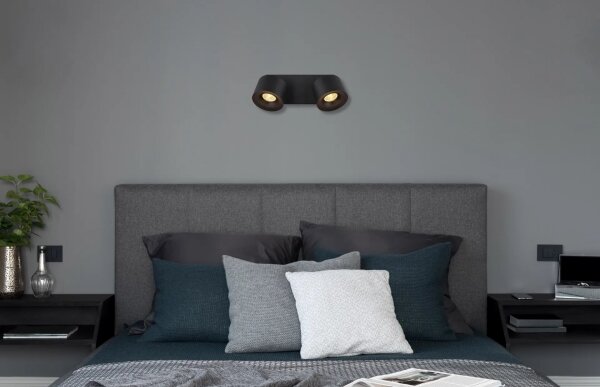 Spot LED Globo 56961-2B RAE 2xLED/6W/230V negru