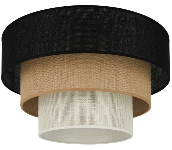 Brilagi - Lustr ASPEN LUNETA 1xE27/15W/230V pr. 45 cm negru/bej/crem