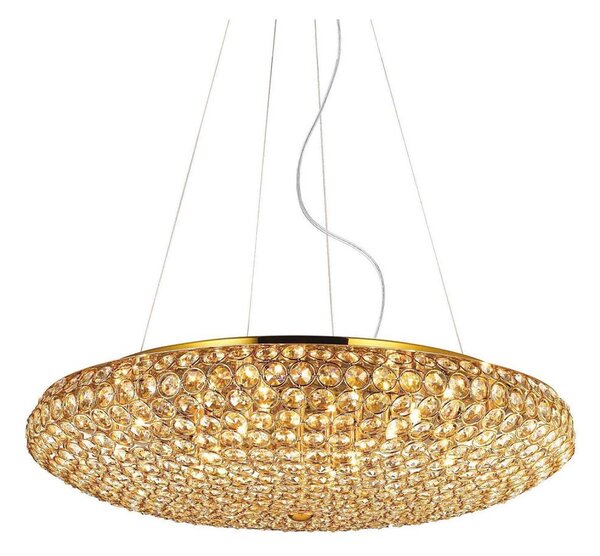 Lustră de cristal pe cablu Ideal Lux KING 12xG9/40W/230V