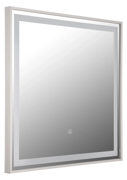 Oglindă LED dimabilă cu funcție de retroiluminare RIVAS LED/10W/230V 50x50 cm