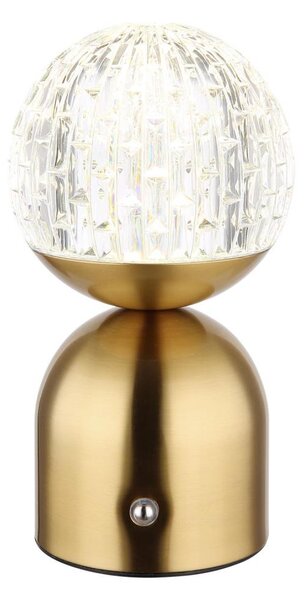Lampă LED tactilă dimabilă de masă Globo 21007M JULSY LED/2,5W/3,7V 2700/4000/6500K alamă