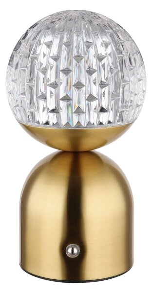 Lampă LED tactilă dimabilă de masă Globo 21007M JULSY LED/2,5W/3,7V 2700/4000/6500K alamă