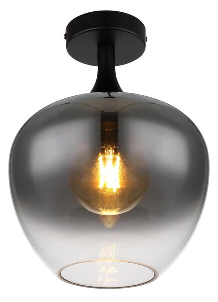 Plafonieră Globo 15548D MAXY 1xE27/40W/230V negru