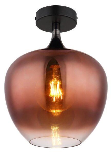 Plafonieră Globo 15548DG MAXY 1xE27/40W/230V cupru
