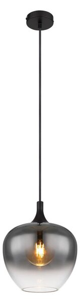 Lustră pe cablu Globo 15548H MAXY 1xE27/40W/230V d. 24 cm negru