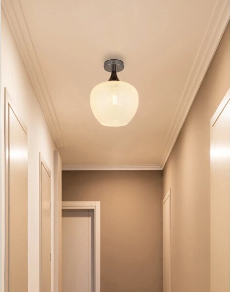 Plafonieră Globo 15548DK MAXY 1xE27/40W/230V antracit