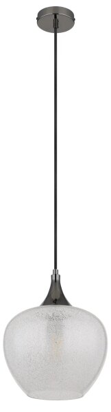 Lustră pe cablu Globo 15548HK MAXY 1xE27/60W/230V d. 24 cm antracit