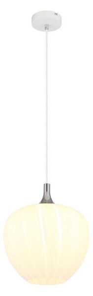 Lustră pe cablu Globo 15548H1W MAXY 1xE27/60W/230V d. 29 cm alb