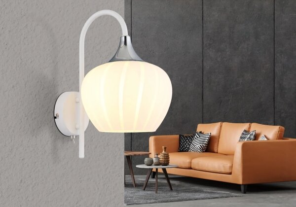 Aplică Globo 15548WW MAXY 1xE27/40W/230V alb