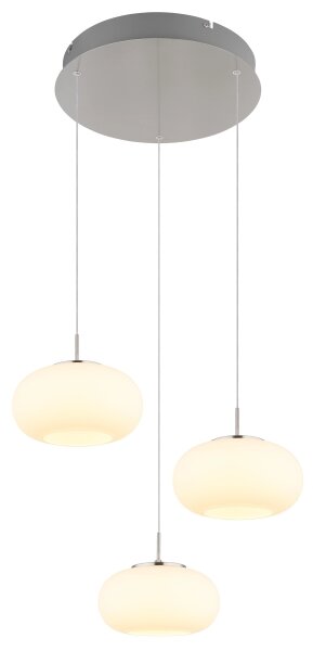 Lustră LED pe cablu Globo 15744-3HN QUINTARA 3xLED/6W/230V