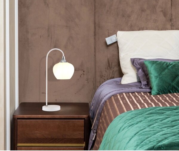 Lampă de masă Globo 15548TW MAXY 1xE27/40W/230V alb