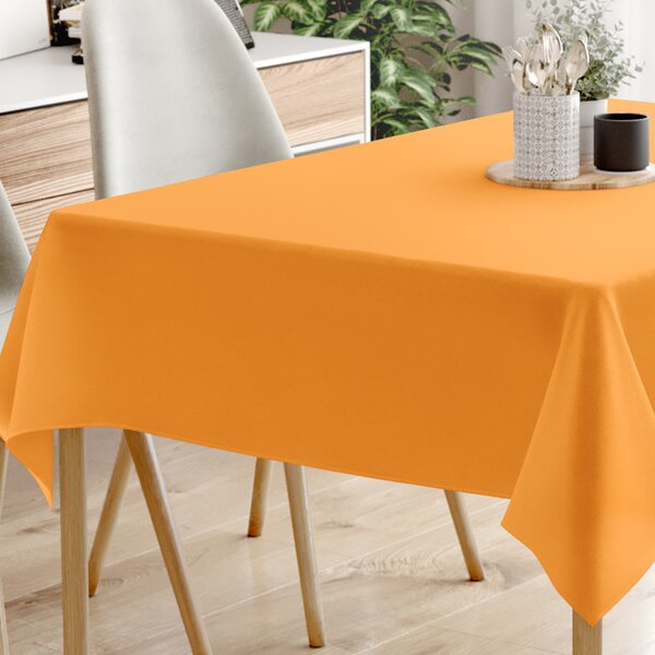 Goldea față de masă decorativă loneta - mandarină 40 x 40 cm