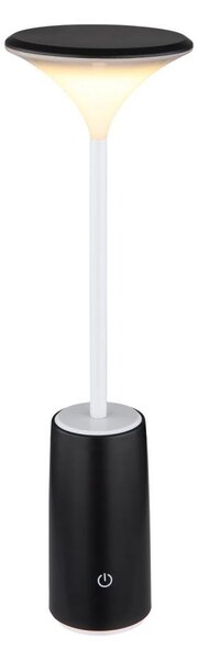 Lampă LED dimabilă de masă Globo 21020B QUIRIN LED/1,2W/3,7V 3000K negru