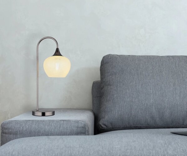 Lampă de masă Globo 15548TK MAXY 1xE27/40W/230V antracit