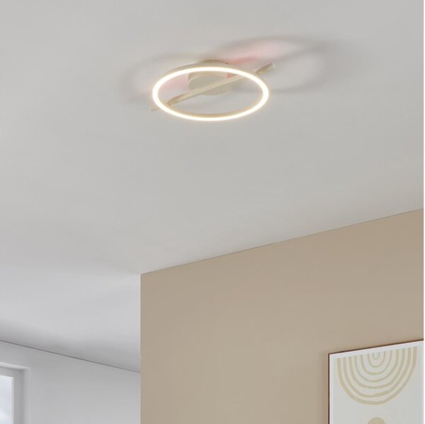 Plafonieră LED dimabilă Eglo 901114 AMANDOLO LED/17W/230V alb + telecomandă
