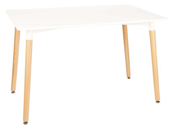 OFERTA Masă de dining albă BERGEN 100x70 cm II. calitate