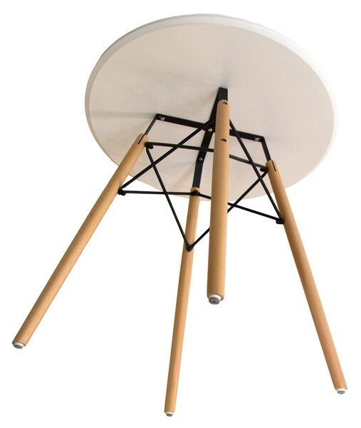 OFERTA Masa de dining alba OSLO 90x90 II. calitate