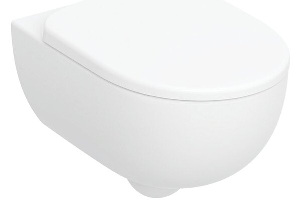 Geberit Selnova Premium vas wc cu capac soft-close agăţat fără margine alb lucios 502.793.00.1
