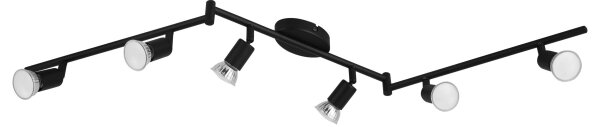Spot LED Eglo 32433 BUZZ-LED 6xGU10/2,8W/230V 3000K negru
